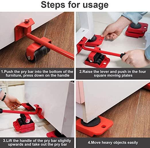 Furniture Lifter Pro™ – Heavy Duty Shifting & Moving Tool Set (Up to 150kg Load Capacity)