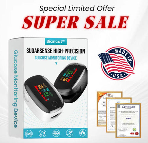 Bikenda SugarSense High-Precision Glucose Monitoring Device (Pack of 2)