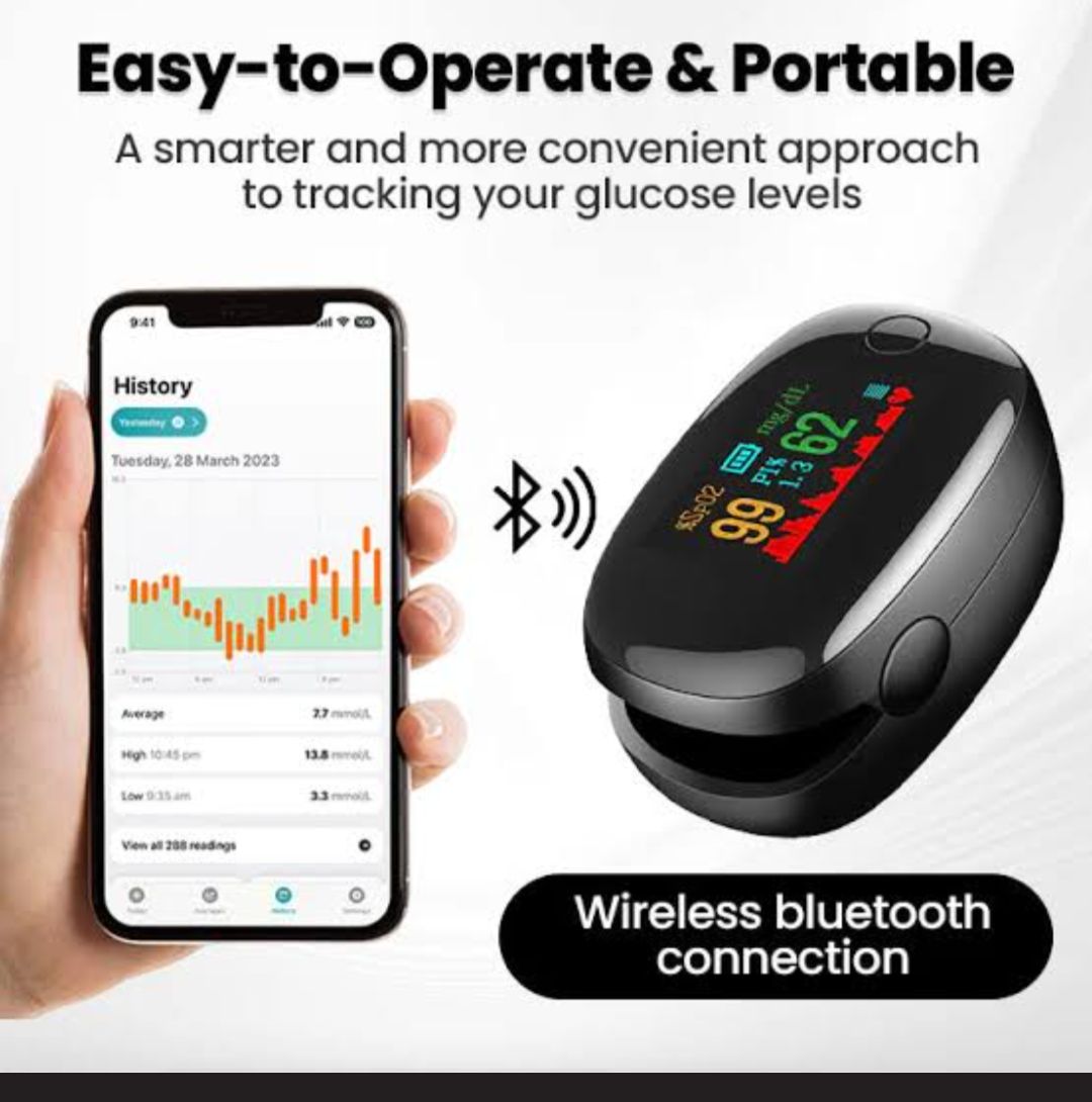 Bikenda SugarSense High-Precision Glucose Monitoring Device (Pack of 2)