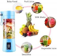 Portable Fresh Juice Blender Bottle - USB Rechargeable